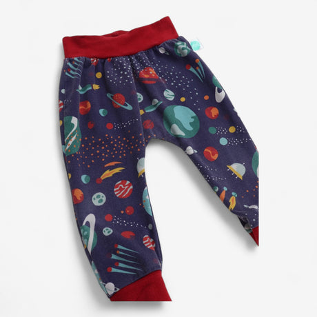 Leggings Cuffed Navy with Solar System