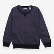 Sweater Knit Navy Stripe