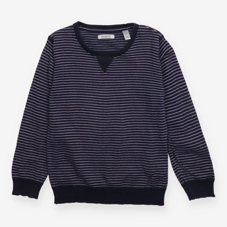 Sweater Knit Navy Stripe