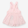 Dress pinafore pink stripe with pocket