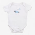 Bodysuit white with blue sheep