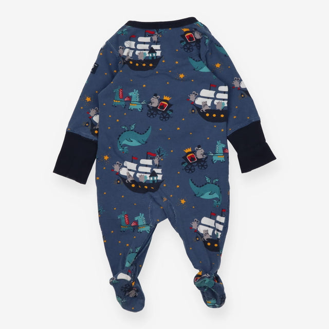 Sleepsuit Blue Dragons and Ships