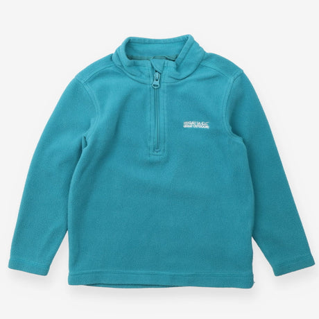 Teal fleece quarter zip