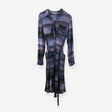 Galaxy Paint Splatter Print Shirt Dress