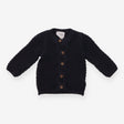 Crochet Knit Cardigan Navy
