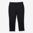 Polka Dot Slim Fit Trousers Black