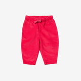Comfy trousers raspberry cord