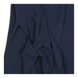 Tunic Dress Navy Long Sleeve V Neck Relaxed Shift