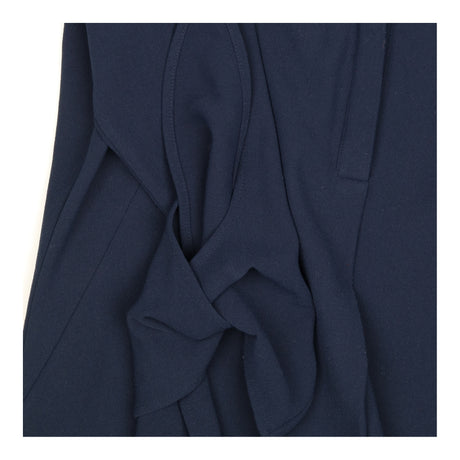 Tunic Dress Navy Long Sleeve V Neck Relaxed Shift