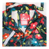 Fishermans coat blue large flowers