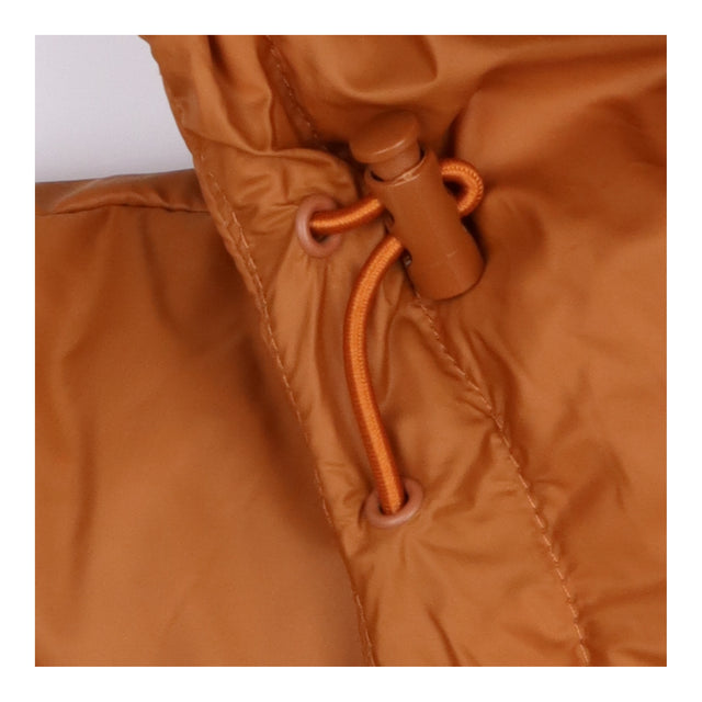 Puffer Coat Brown Hooded Quilted Down Reem