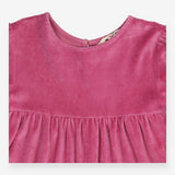 Dress Long Sleeve Velour Pink