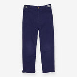 Chino Navy with Waistband Navy and White Strip