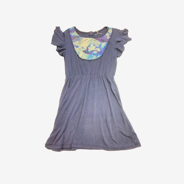 Blue Jersey Tie Dye Dress