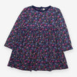 Dress Long Sleeve Navy Mice Floral