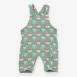 Dungarees jersey green animal heads