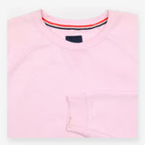 Pink Crew Neck Cotton Blend Sweatshirt