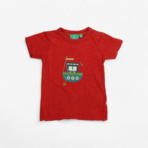 Red Tug Boat SS Tee