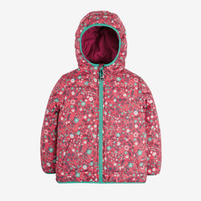 Reversible Toasty Trail Jacket Pink Mountain Flora