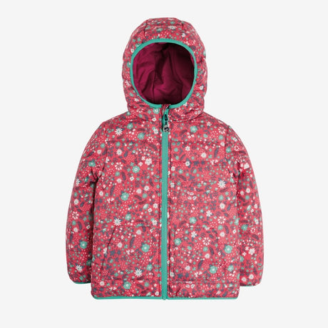 Reversible Toasty Trail Jacket Pink Mountain Flora