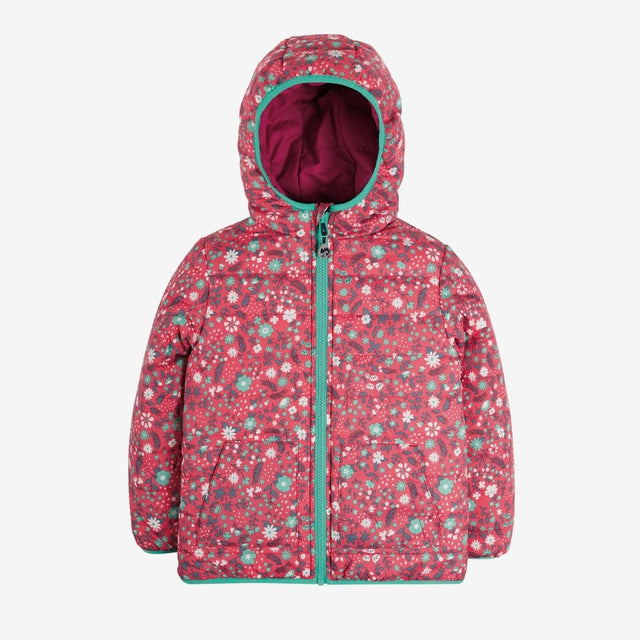 Reversible Toasty Trail Jacket Pink Mountain Flora