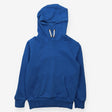 Sweater blue hood rope