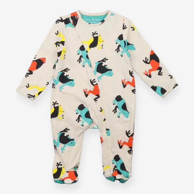 Sleepsuit Zipped Tropical Frogs