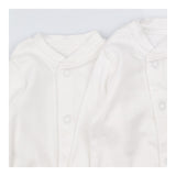 Sleepsuits white 3 pack