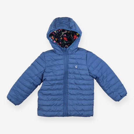 Navy horse coat reversible