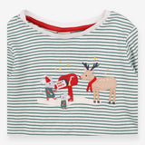 Green Striped Christmas Pyjamas