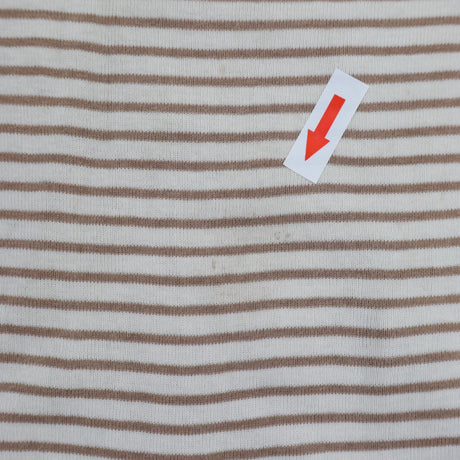 Outfit dungarees with stripe bodysuit