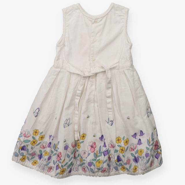 White Butterflies Dress