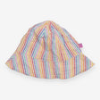 Sunhat Reversible Stripe/Flower Print