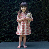 Sitting Fox Smock Dress