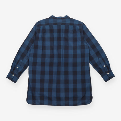 Blue & Navy Check Oversized Tunic Shirt