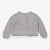 Grey Cardigan with Hearts
