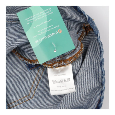 Blue Denim Pinafore Dress - Hundred Pieces