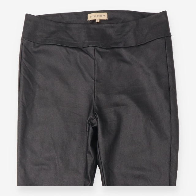 Leggings Black Slim Leg Wide Waistband