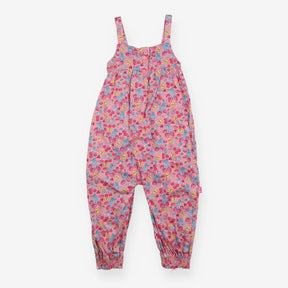 Romper pink with strawberries, butterflies and bee
