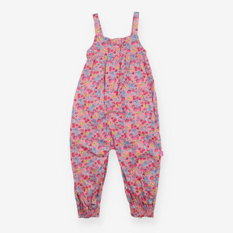 Romper pink with strawberries, butterflies and bee