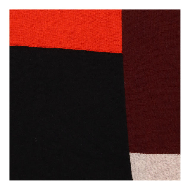 Jumper Colour Block Batwing Knitted Top