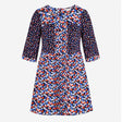 Pleated Dress Multicolour Floral