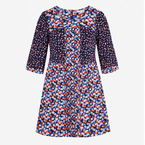 Pleated Dress Multicolour Floral