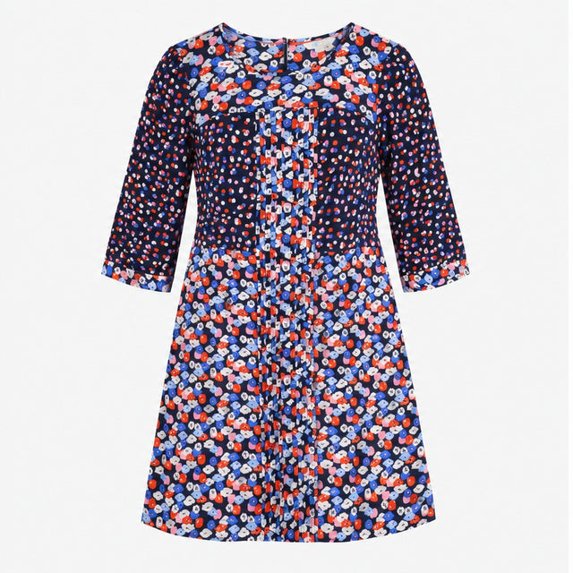 Pleated Dress Multicolour Floral