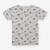 Tee SS grey Paris fox Eiffel Tower
