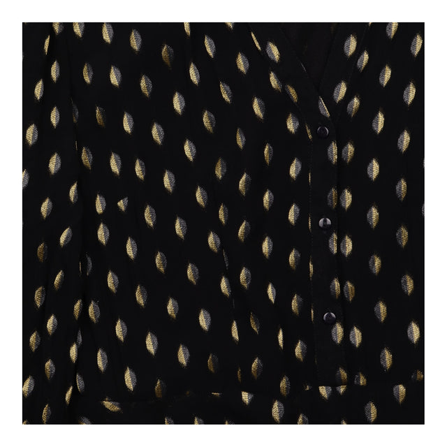 Nine by savannah Miller Dress Black with Metallic 