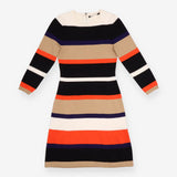 Karen Millen Multicolour Striped Fine Knit Bodycon