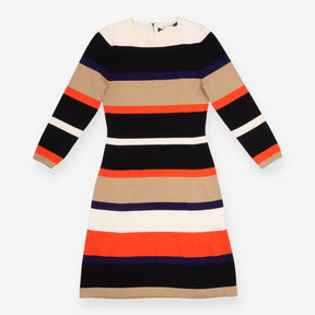 Karen Millen Multicolour Striped Fine Knit Bodycon