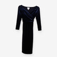 Luxe Velvet Wrap Maternity Dress Occasion Party