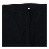Trousers Black Drawstring Elastic Waist Tapered Le